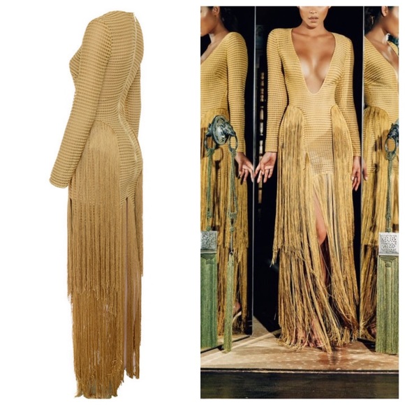 House of CB Dresses & Skirts - House of CB Dakota gold tassel dress
